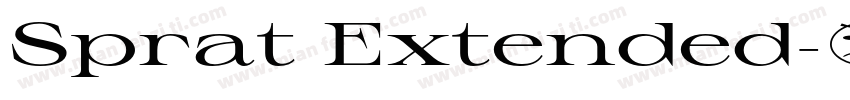 Sprat Extended字体转换